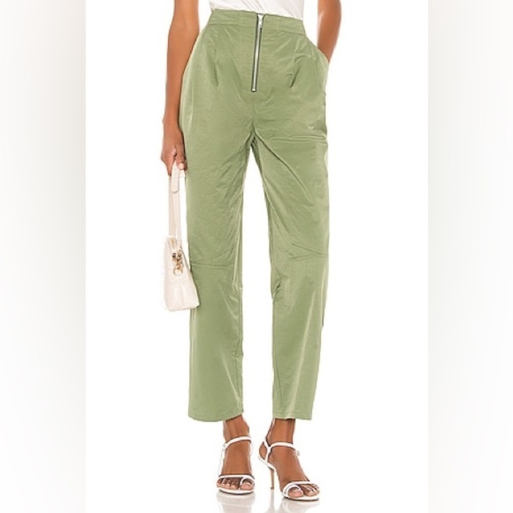 L'ACADEMIE The Caleigh Pant in Dusty Jade EUC